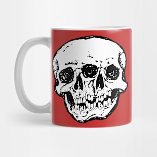 Conjoined Skulls - Black & White Mug